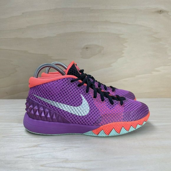 Nike Womens Kyrie 1 Easter Basketball Sneaker Shoes 717219-508 Multicolor Sz 6.5 - Picture 1 of 11